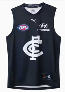 【海外Ｌサイズ】AFL カールトン・ブルーズ インディジェナスガーンジー Carlton afl indigenous jumper