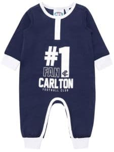 Carlton Blues 2023 AFL Baby Romper AFCQ0042 SavvySupporter