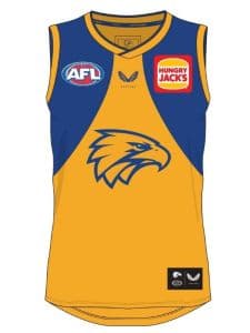 West Coast Eagles Men's Woollen Guernsey Short Sleeve - West Coast Eagles  SuperStore