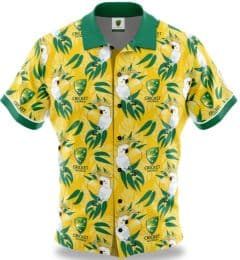 Australian Wallabies 2023 Rugby Union Mens Paradise Hawaiian Shirt, ARUWA80FA