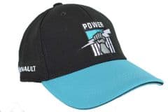 Port Adelaide Power AFL Black Media Cap Hat SavvySupporter