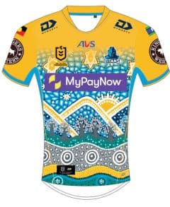 2023 Gold Coast Titans Home Rugby Jersey Magic ANZAC Jersey size