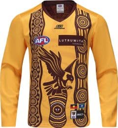 【海外Ｌサイズ】AFL ホーソーン・ホークス 2025 アウェイガーンジー HAWTHORN HAWKS 2025 AFL HOME GUERNSEY – My Team Shop