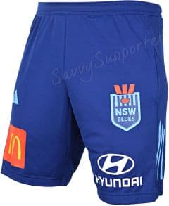 【海外Ｌサイズ】NRL　ＮＳＷブルーズ　オンフィールドショーツ NSW Blues 2025 NRL Mens Sky Nations Pack Shorts | JC5279