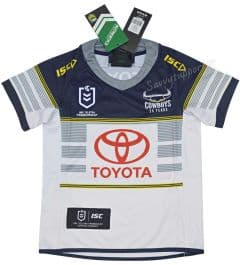 Buy 2022 North Queensland Cowboys NRL Home Jersey – Toddler - NRL Jerseys