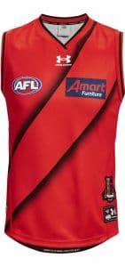 Essendon Bombers 2022 AFL Mens Home Guernsey | UA1374349003 ...