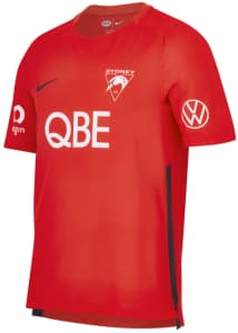 Sydney Swans 2023 AFL Mens Red Training Shirt