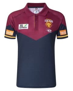 Brisbane Lions AFL 2021 Players Classic Run Out Tee Sizes S-5XL! 