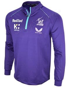 Melbourne Storm 2020 Media Polo Shirt Sizes Small 3XL Purple NRL ISC SALE 