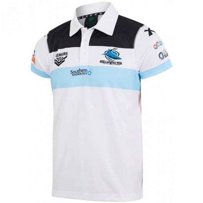 17 Details about   Cronulla Sharks Media Polo Shirt Size Small Sky Blue NRL In Stock Now 