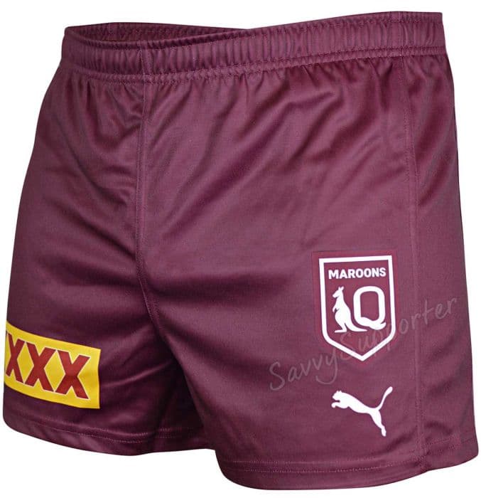 Qld Maroons 2020 State of Origin Mens Home Players Shorts Sizes S-5XL 