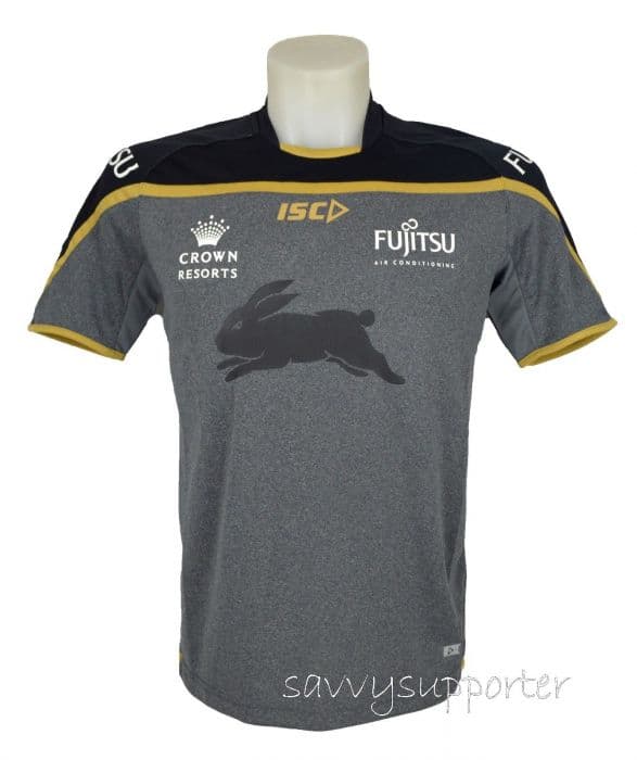 South Sydney Rabbitohs 2021 NRL Black Training Shirt Sizes S-5XL BNWT 