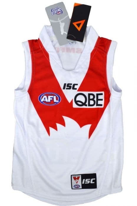 Sydney Swans AFL Home ISC Guernsey Toddlers Sizes Only 7 