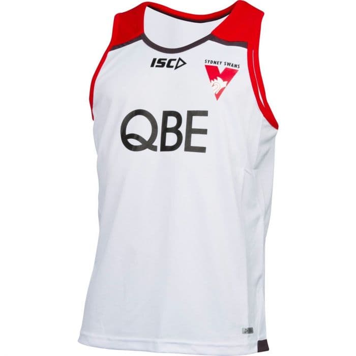Sydney Swans 2020 AFL Red Training Singlet Sizes S-5XL BNWT 