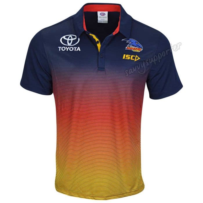 Official AFL Adelaide Crows Mens Mascot Polo 
