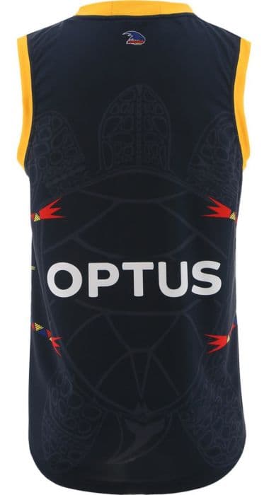 7XL & Kids Navy AFL oneills In Stock Adelaide Crows 2021 Indigenous Guernsey M 