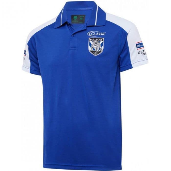 Canterbury Bulldogs 2020 NRL Mens Media Polo Shirt Sizes S-5XL BNWT 