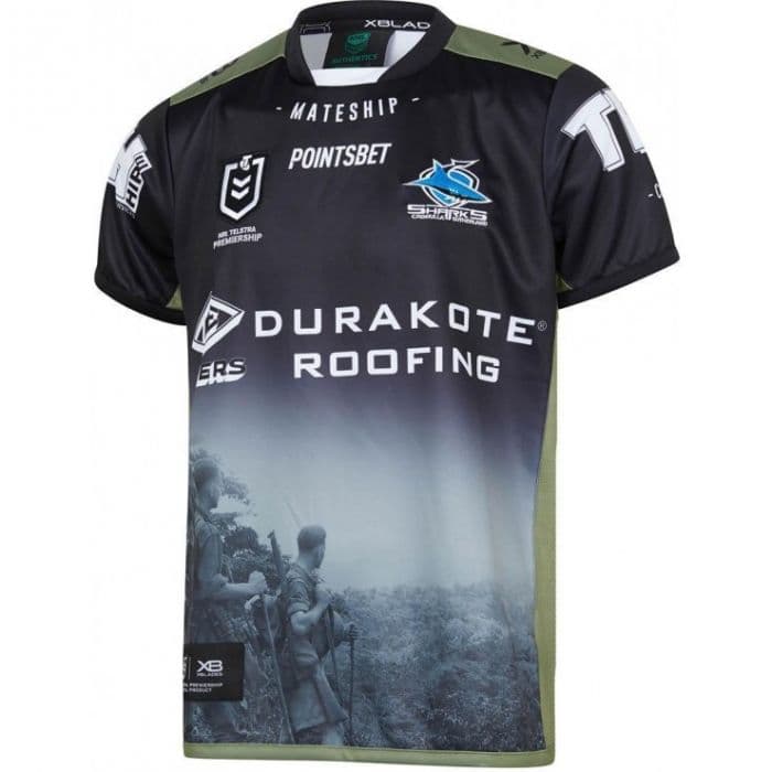 Details about   Cronulla Sharks NRL 2019 Players X Blades Black Training Shirt Size S-5XL! 