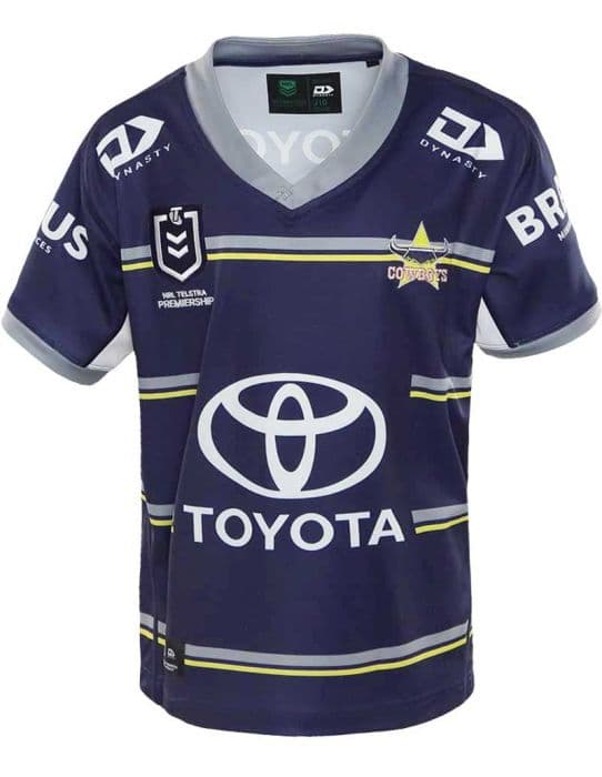 Kids & Toddlers Available ISC NRL 19 Details about   North Queensland Cowboys Home Jersey Mens 