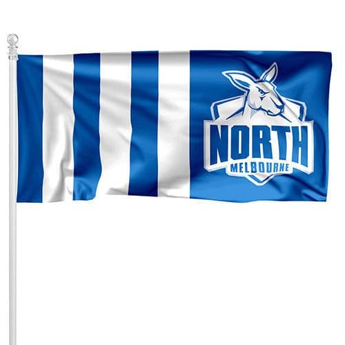 North Melbourne Kangaroos Official AFL Medium Supporter Flag No stick 