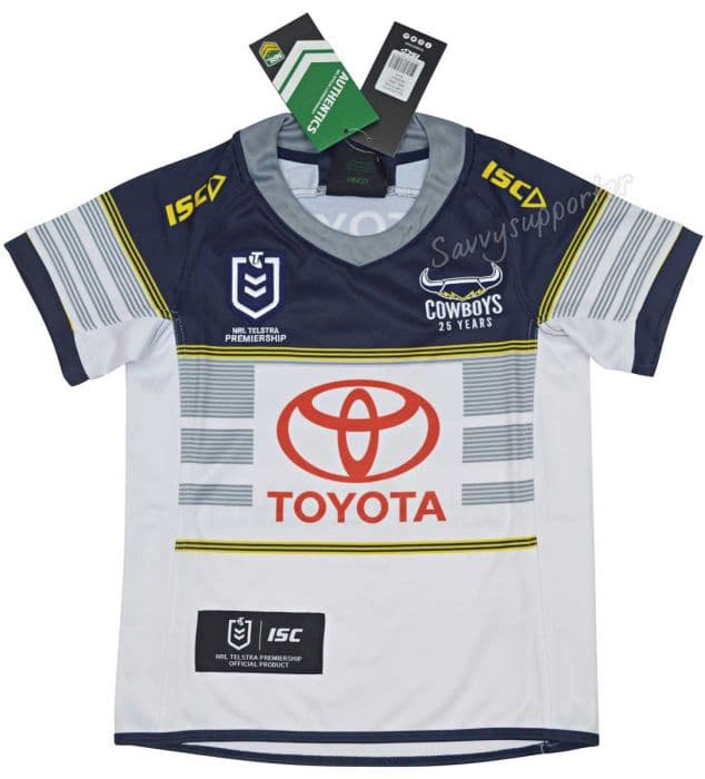 North Queensland Cowboys 2020 NRL Kids Home Jersey Sizes 6-14 BNWT 