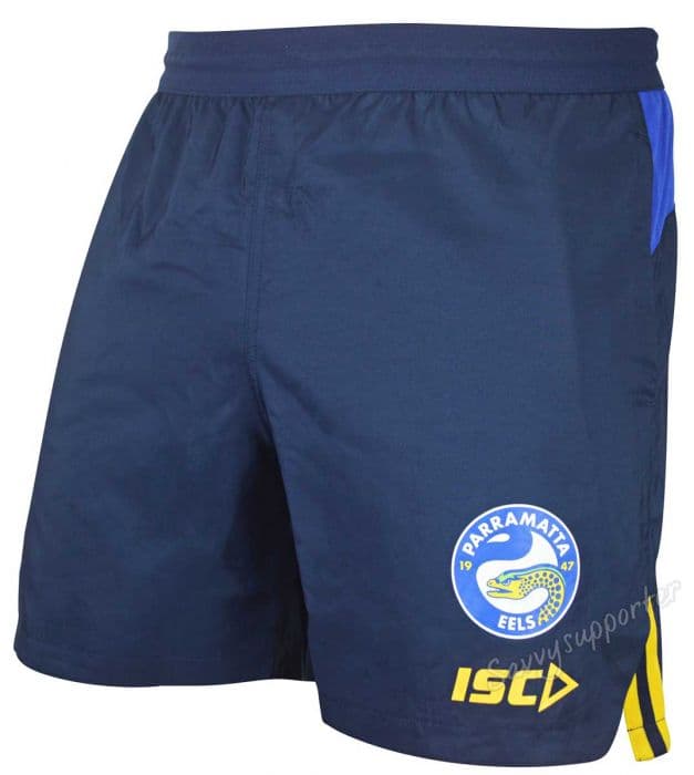 Parramatta Eels NRL Classic Sports Microfibre Training Shorts Size Small only! 