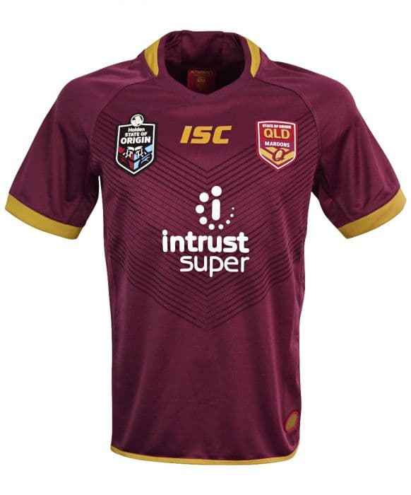 WITH DEFECTS QLD Maroons state of origin mens Jersey 