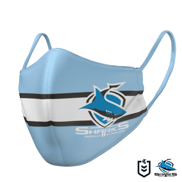 NRL Cronulla Sharks Fishing Multi Scarf Face Shield Bandana Skull Mask 