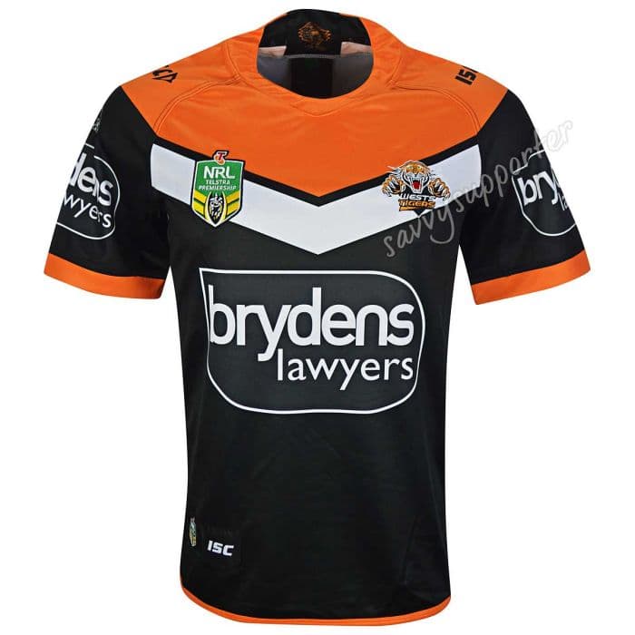 Wests Tigers 2018 Mens Home Jersey 