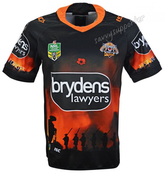 west tigers jersey 2020